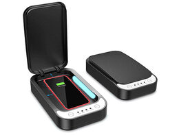 SaniCharge Phone UV Sanitizer (Black/2-Pack)