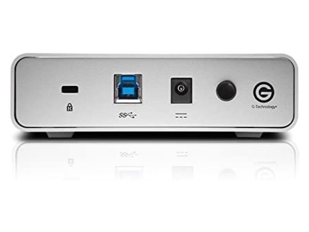 G-Technology 0G03594-1 G-DRIVE USB 3.0 Desktop External Hard Drive, 4TB - Silver (Used, Open Retail Box)