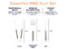 Cheer Collection 3-Piece BBQ Grilling Tool Set