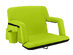 Extra Wide Reclining Stadium Seat with Armrests & Side Pockets (Lime)