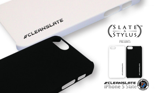 Style Up Your iPhone 5 With The #CLEANSLATE Case (Black & White)