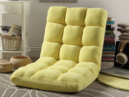 Loungie Microplush Recliner Chair (Yellow)