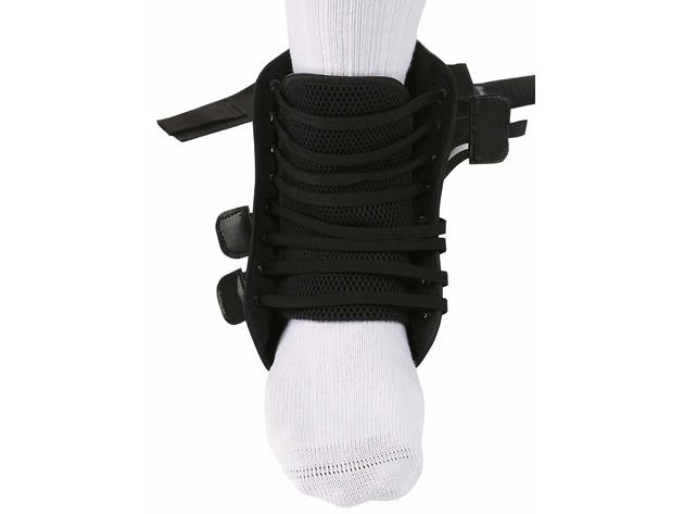 Hely & Weber 304 Webly Orthosis Lace-Up Brace for Chronic Ankle Sprains, Medium: Men 9.5 - 11, Women 10 - 12, Black