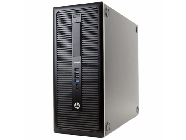HP EliteDesk 800 G1 Tower PC, 3.2GHz Intel i5 Quad Core Gen 4, 16GB RAM, 2TB SATA HD, Windows 10 Professional 64 bit, BRAND NEW 24” Screen (Renewed)