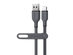 Flexi Pro USB-A to USB-C Soft-Touch Silicone Fast Charge Cable (6ft/Gray)