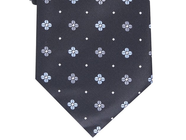 Club Room Men's Classic Neat Tie Black Size Regular