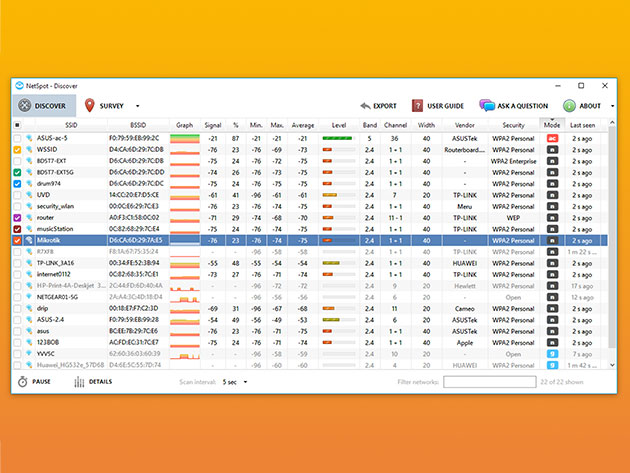 NetSpot 1 WiFi Analyzer