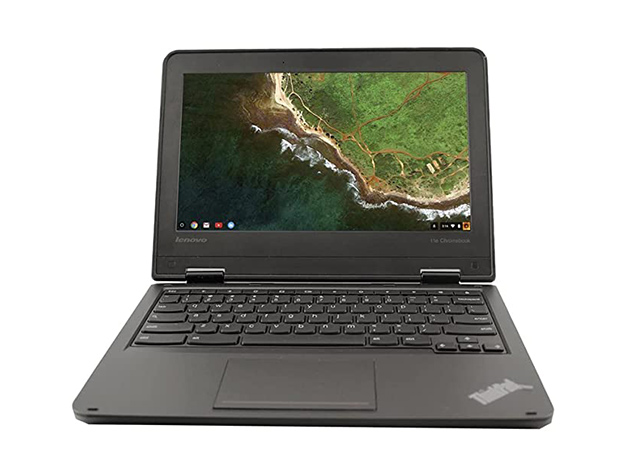 联想11.6“ Chromebook 11E 4GB RAM 16GB SSD-黑色（翻新）