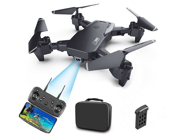 4K Dual-Camera Pro GPS Drone (3-Pack Battery)