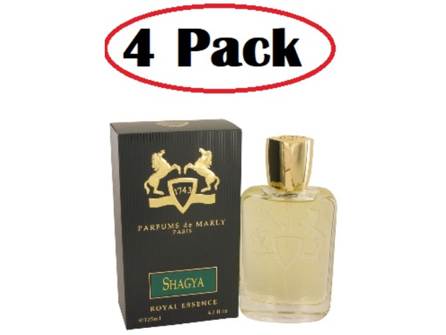 4 Pack of Shagya by Parfums de Marly Eau De Parfum Spray 4.2 oz