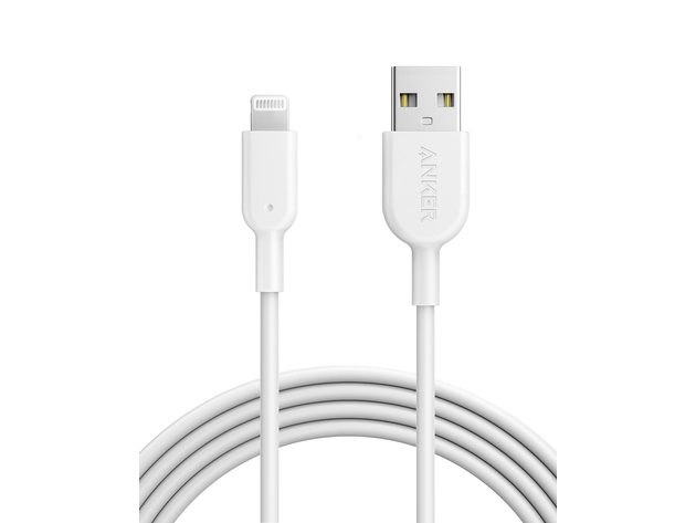 Anker 321 USB-A to Lightning Cable (White/6ft)