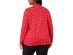Karen ScottWomen's Plus Size Skiing Penguins Printed Mock-Neck Top Bright Red Size XX Large