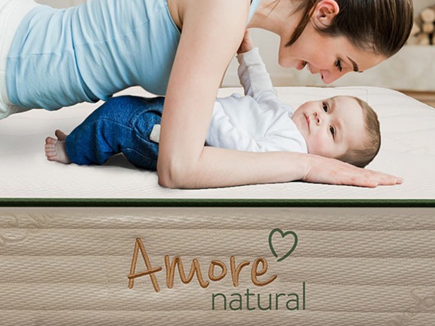 Amore Natural Hybrid Mattress (California King) + 1 Free Pillow