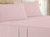 The Luxe 4-Piece Microfiber Bed Sheet Set (Pink/Twin)