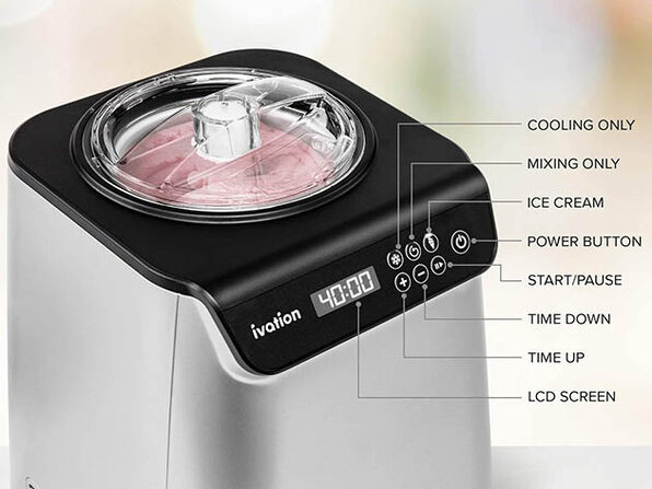 ivation automatic ice cream maker machine