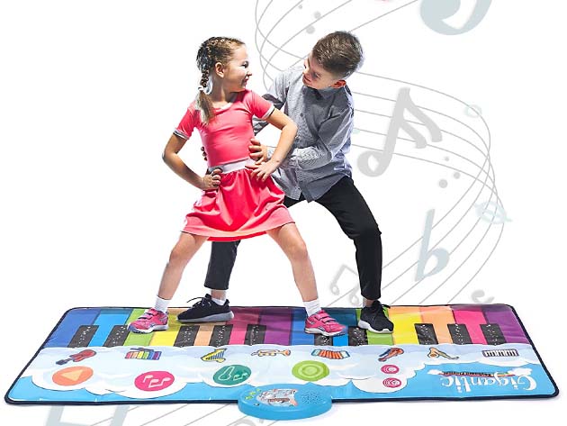 Giant Piano Playmat Kids Musical Keyboard Playmat Foot mat Kids fun Games 