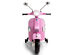 Kids Vespa Scooter, 6V Rechargeable Ride on Motorcycle w/Training Wheels - Pink