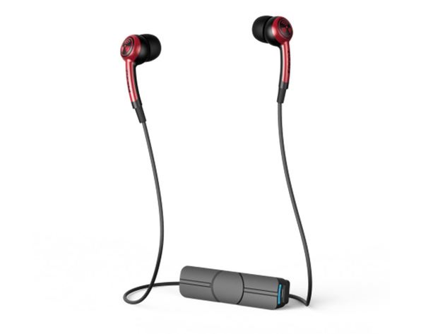 iFrogz Plugz Wireless Bluetooth Earbuds, In-Ear Earbud Headphones with 9mm Drivers and Sweat-Resistant Design, Red (New Open Box)