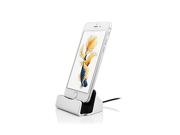 iPhone Charging Dock Station (Silver)