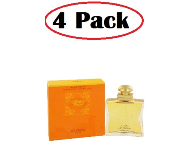 4 Pack of 24 FAUBOURG by Hermes Eau De Parfum Spray 1.7 oz