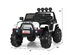 Costway 12V Kids Ride On Truck RC Car w/ LED Lights Music Trunk - Black/White