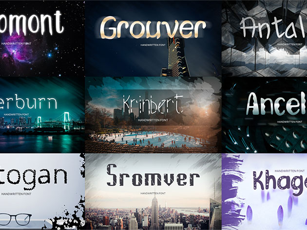 650+ Professional Font Bundle: Lifetime Subscription