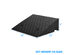 Costway 2 Piece 6'' Rubber Car Curb Ramps for Vehicle Wheelchair Threshold Ramp 33,000lbs - Black