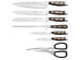 Homgeek 8-Piece Knife Set with Block