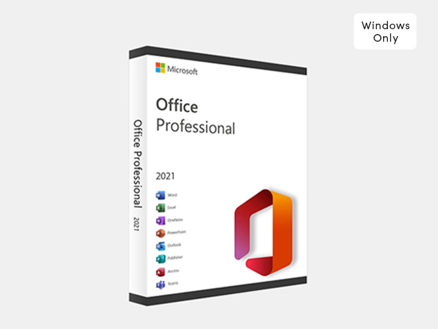 Microsoft Office Professional 2021 for Windows: Lifetime License