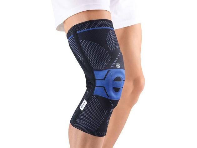 Bauerfeind GenuTrain S Right Knee Brace for Osteoarthritis and Arthritis, Size 7: 22 Inches - 23 1/4 Inches, Black