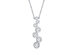 Bubbly 0.47CT Lab-Grown Diamond Pendant Necklace in 10K White Gold