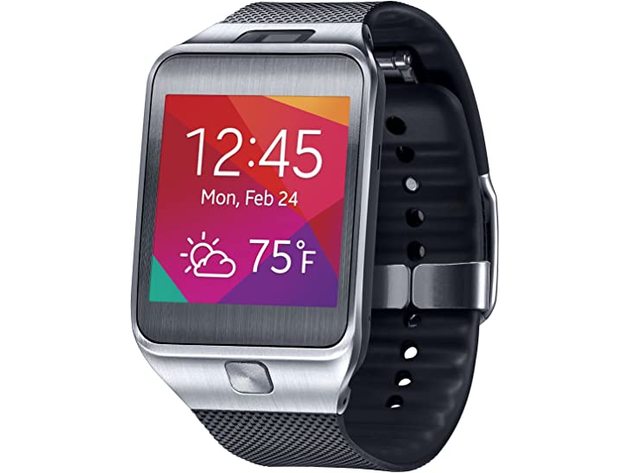 Samsung SM-R3800VSAXAR Seamless Communication Gear 2 Smartwatch - Silver/Black