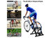 Costway Bike Trainer Folding Bicycle Indoor Exercise Training Stand - Black