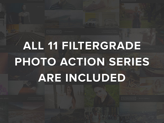 FilterGrade Adobe Photoshop Actions Asset Bundle for Creative Professionals