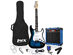 LyxPro 39" Electric Guitar (Right-Handed/Blue)