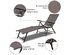 Costway Pool Chaise Lounge Chair Recliner Outdoor Patio Furniture Adjustable Tan