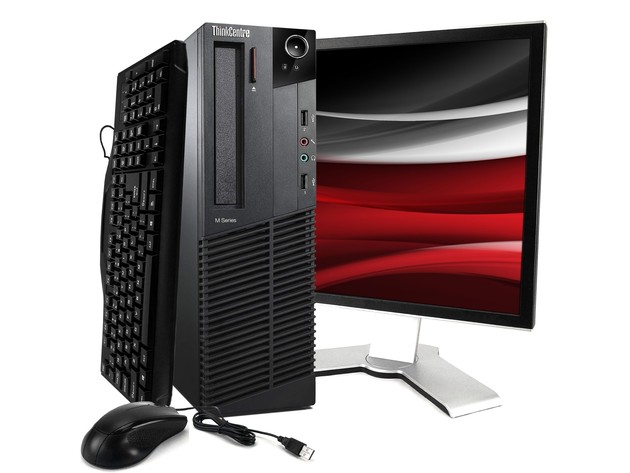 Lenovo ThinkCentre M92P Desktop Computer PC, 3.20 GHz Intel i5 Quad Core Gen 3, 8GB DDR3 RAM, 250GB Hard Disk Drive (HDD) SATA Hard Drive, Windows 10 Home 64bit (Renewed)