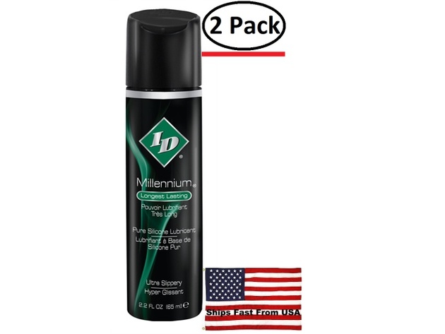 ( 2 Pack ) ID Millennium Silicone Lubricant 2.2 Oz