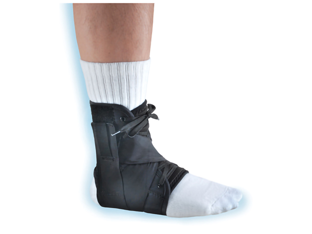 Hely & Weber Webly Lite Ankle Orthosis, X-Large: (13.5 Inches - 15 Inches), Black