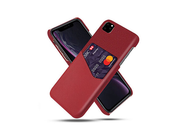 Ipm Iphone 11 Credit Card Holder Shock Resistant Fabric Case Pro Max Red Stacksocial