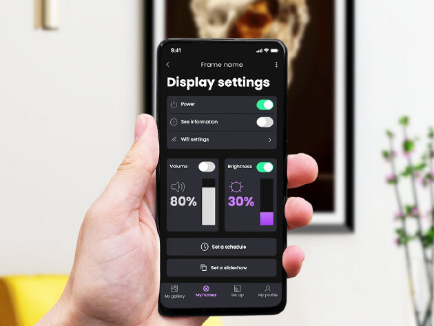 10" TBLTP Tokenframe™ NFT Display (Charcoal Black)