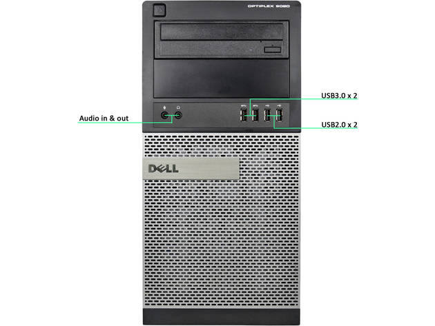 Dell Optiplex 980 Tower Computer PC, 3.20 GHz Intel i5 Dual Core, 16GB DDR3 RAM, 1TB SSD Hard Drive, Windows 10 Home 64 bit (Renewed)
