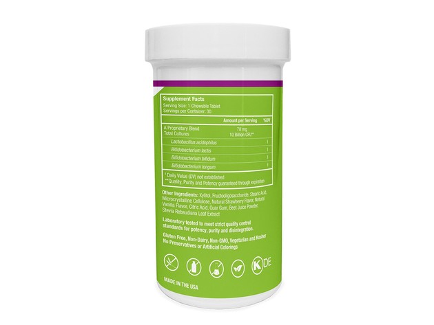 EndoMune Advanced Probiotic with Prebiotic - Supports Digestive & Immune Health for Kids (3-8 years), Vegan and Gluten Free, 30 Tablets (1 Month Supply)