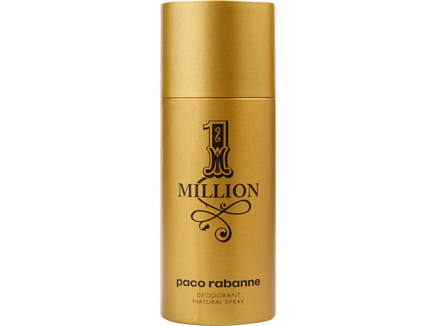 PACO RABANNE 1 MILLION by Paco Rabanne DEODORANT NATURAL SPRAY 5.1 OZ for MEN ---(Package Of 4)