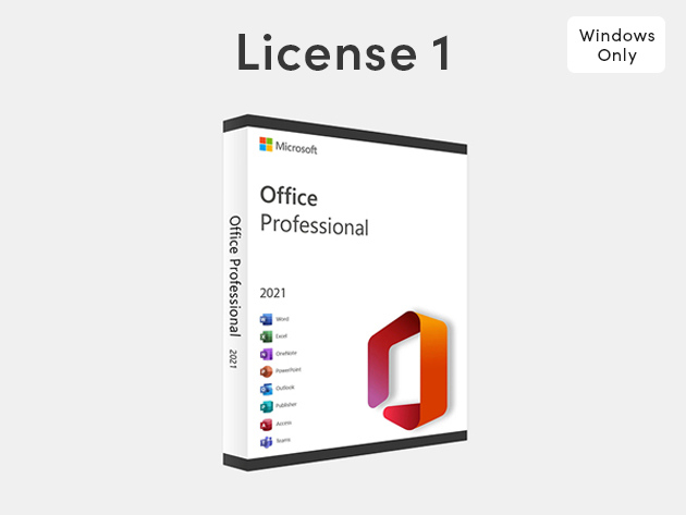 Microsoft Office Professional 2021 for Windows: Lifetime License Microsoft Office Professional 2021 for Windows: Lifetime License