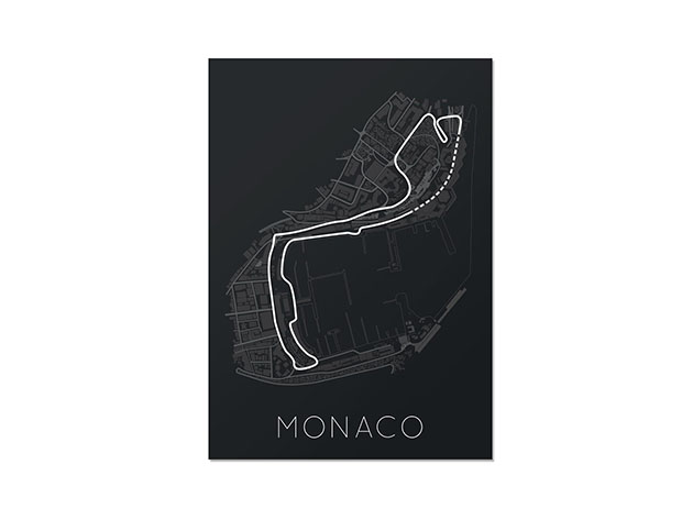 The Stage of Real Sport: Circuit De Monaco Poster (18"x 24")