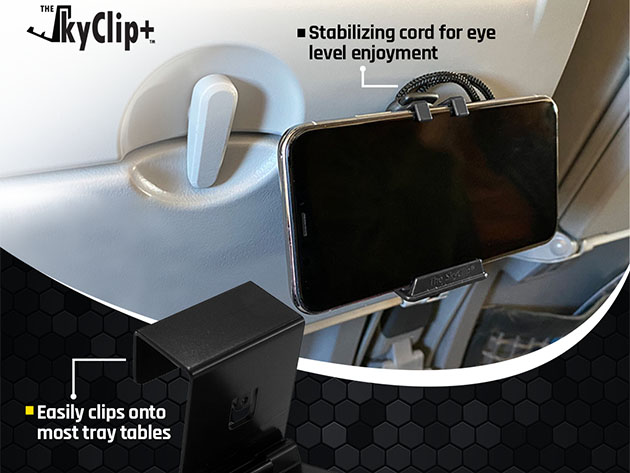 The SkyClip+ Phone & Tablet Holder (5-Pack)