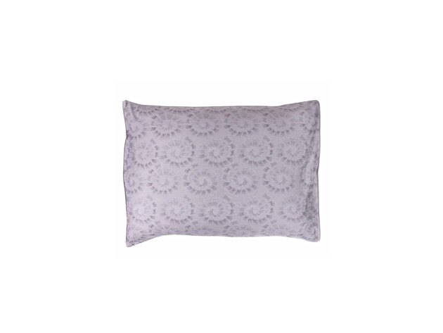 Catherine Malandrino Nautilus Bedding Sham, Size: King 12" x 10" x 4", 100% Cotton, Light Purple