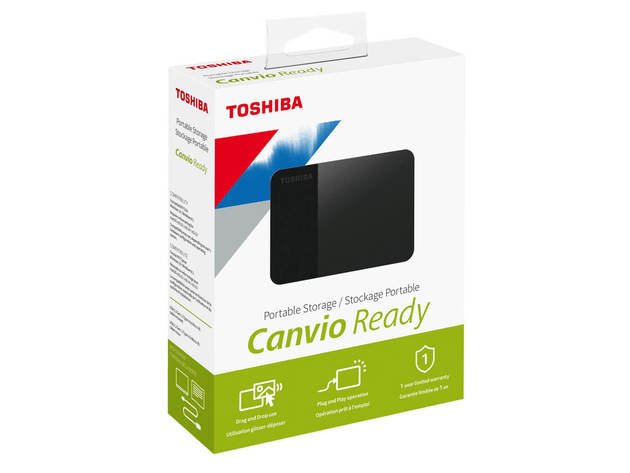 Toshiba HDTP340XK3CA Canvio Ready Portable 4TB Hard Drive