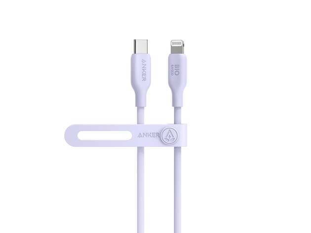 Anker 541 USB-C to Lightning Cable (Bio-Based/3ft/Lilac Purple)